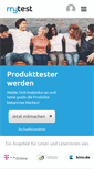 Mobile Screenshot of mytest.de